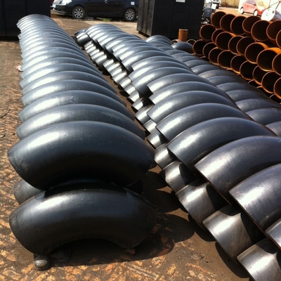 ASTM A53の炭素鋼のバット溶接肘DN150 SCH 30の造られたサンド ブラスト