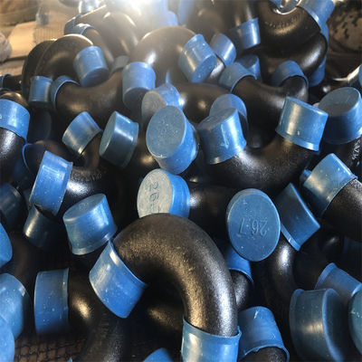 Sch 80は90度の炭素鋼の肘A234 WPB MSS継ぎ目が無い1-1/2」のための接続する