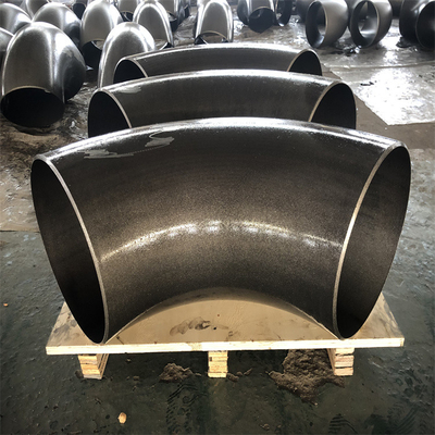 ASTM A105の炭素鋼の肘ASME B16.11 2mm 90 45度の長い半径のくねり