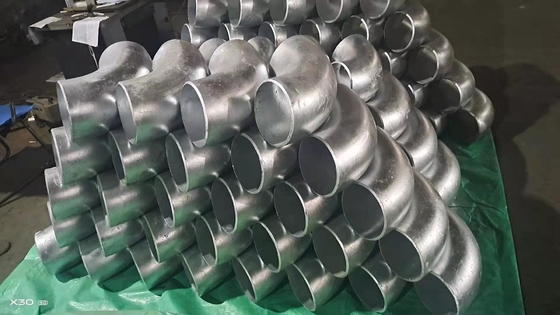 ASTM A53の炭素鋼のバット溶接肘DN150 SCH 30の造られたサンド ブラスト