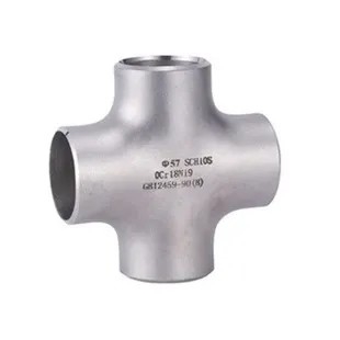 SS316Lの衛生管付属品のステンレス鋼の継ぎ目が無く等しい十字のティーの食品等級